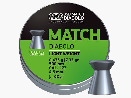 JSB Match Pistol, cal. 4,5mm, 0,475g,