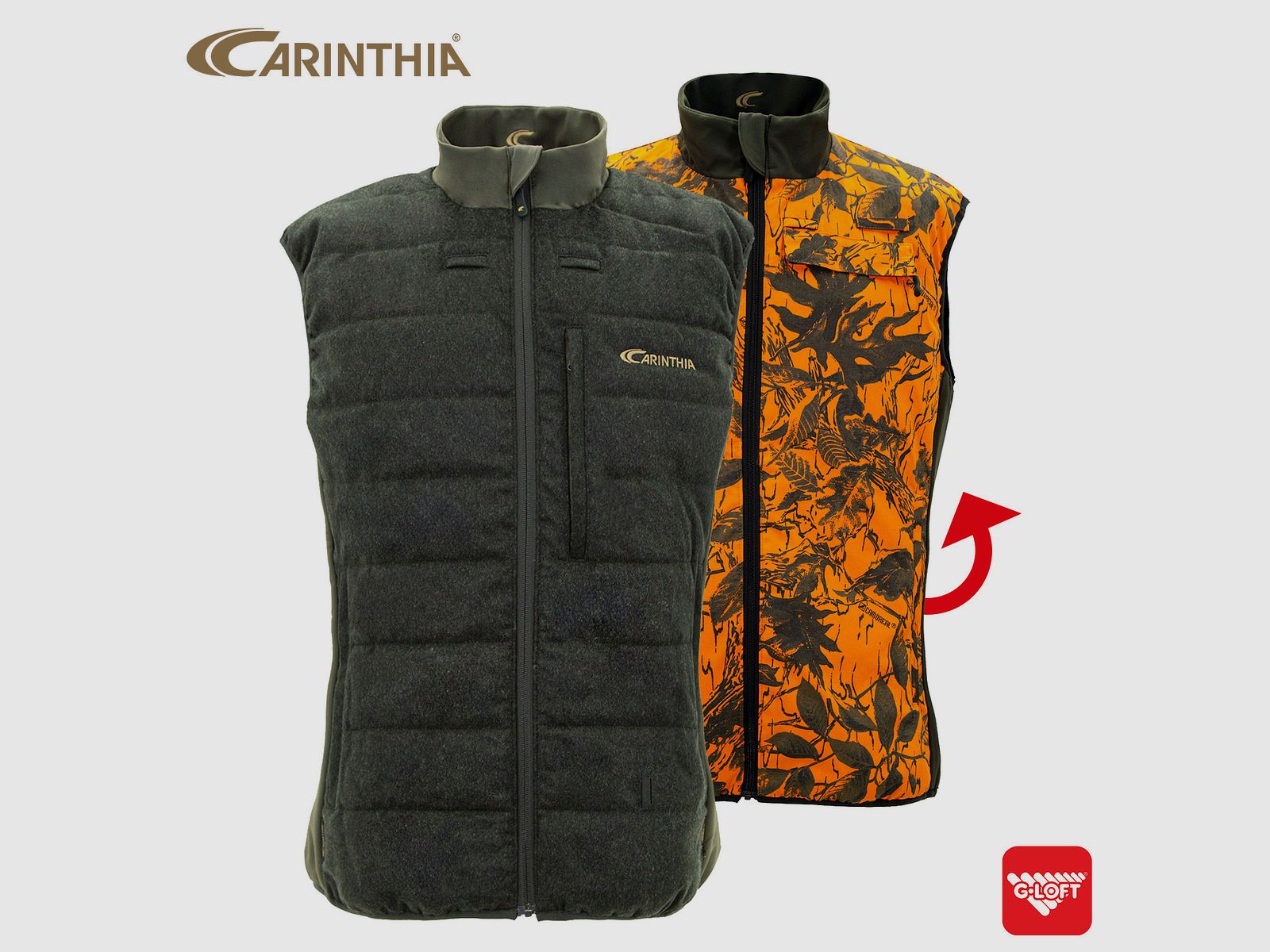 CARINTHIA G-LOFT® Ultra Loden Wendeweste