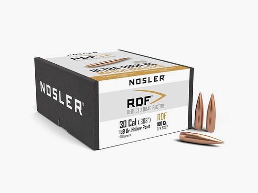 Proiettili cal. 30-168-HPBT RDF Nosler