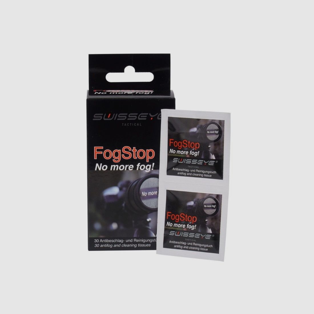 SwissEye FogStop Salviette per la pulizia anti-appannamento (30 pezzi)