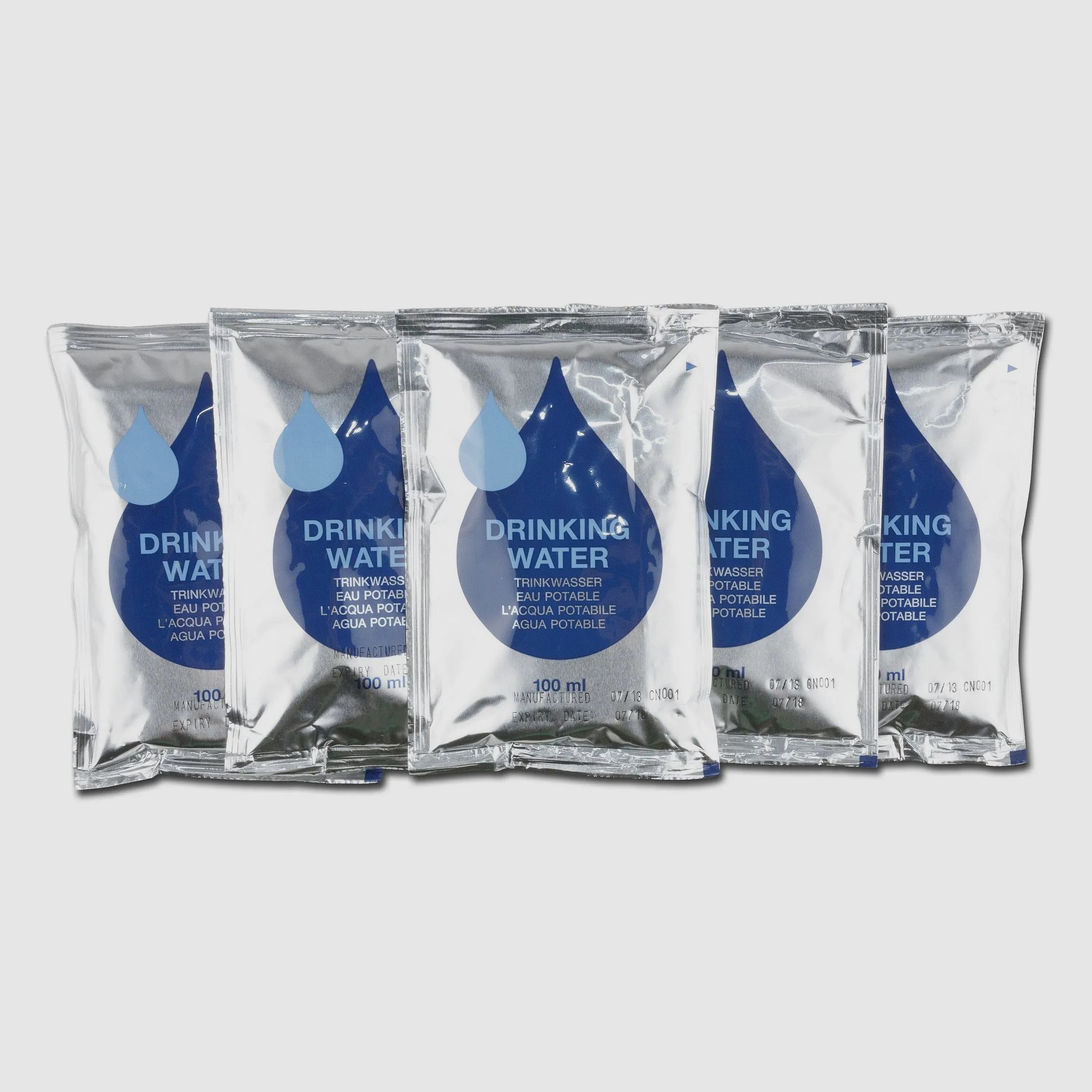 Diverse Trinkwasser Emergency 5er Pack