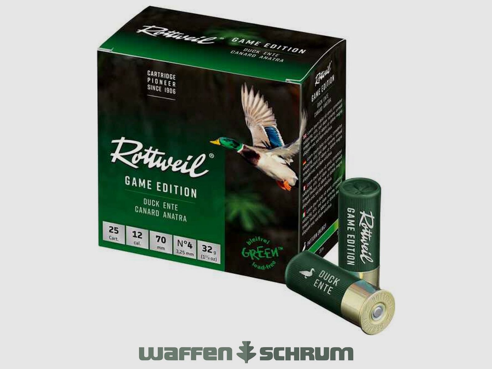 Rottweil Game Edition Ente Steel 12/70 3,25mm - 32g