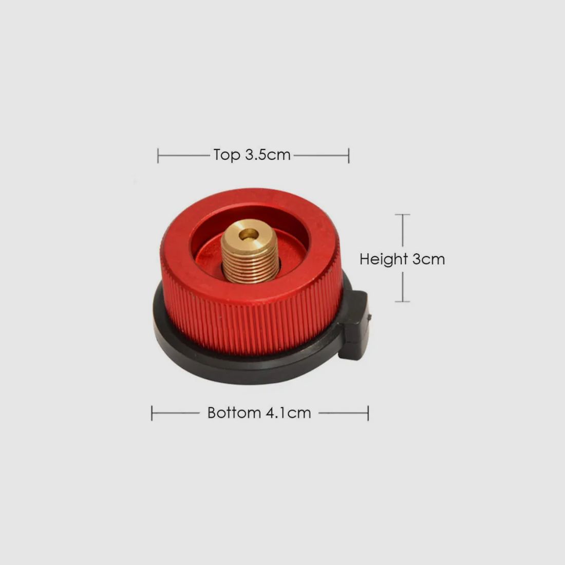 Adapter für MSF-1a 220g/227g Kartuschen auf Schraubgewinde Gaskocher Camping