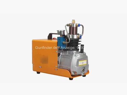 Compressore a pistone per armi ad aria compressa, 300 bar, autostop, raffreddamento ad acqua, mai usato