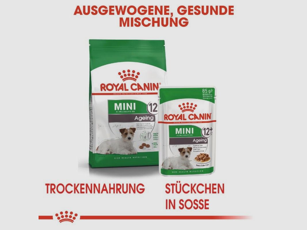 ROYAL CANIN Ältere Kleine Hunde Trockenfutter Mini Ageing 12+ 3,5 Kg