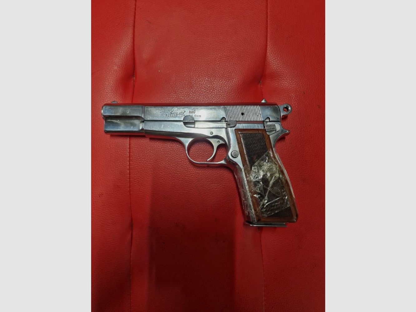 LUGER M80 CHROME, 9x19mm (OCCASION), billede 2 af 3
