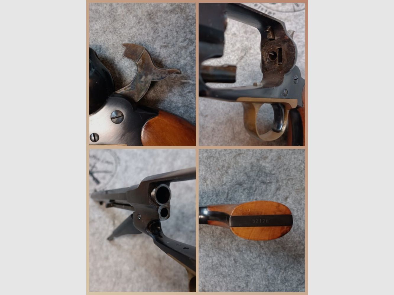 Hege Uberti Italia Modelo 1858 Ejército de la Marina