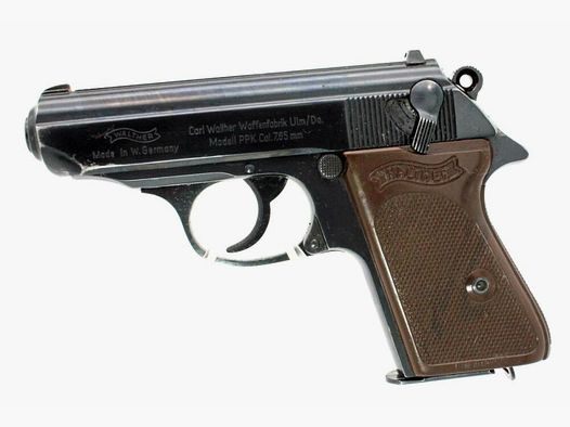 Walther Sport- und Behördenwaffen	 Walther PPK Kal. 7,65 Top Stahlgriffstück