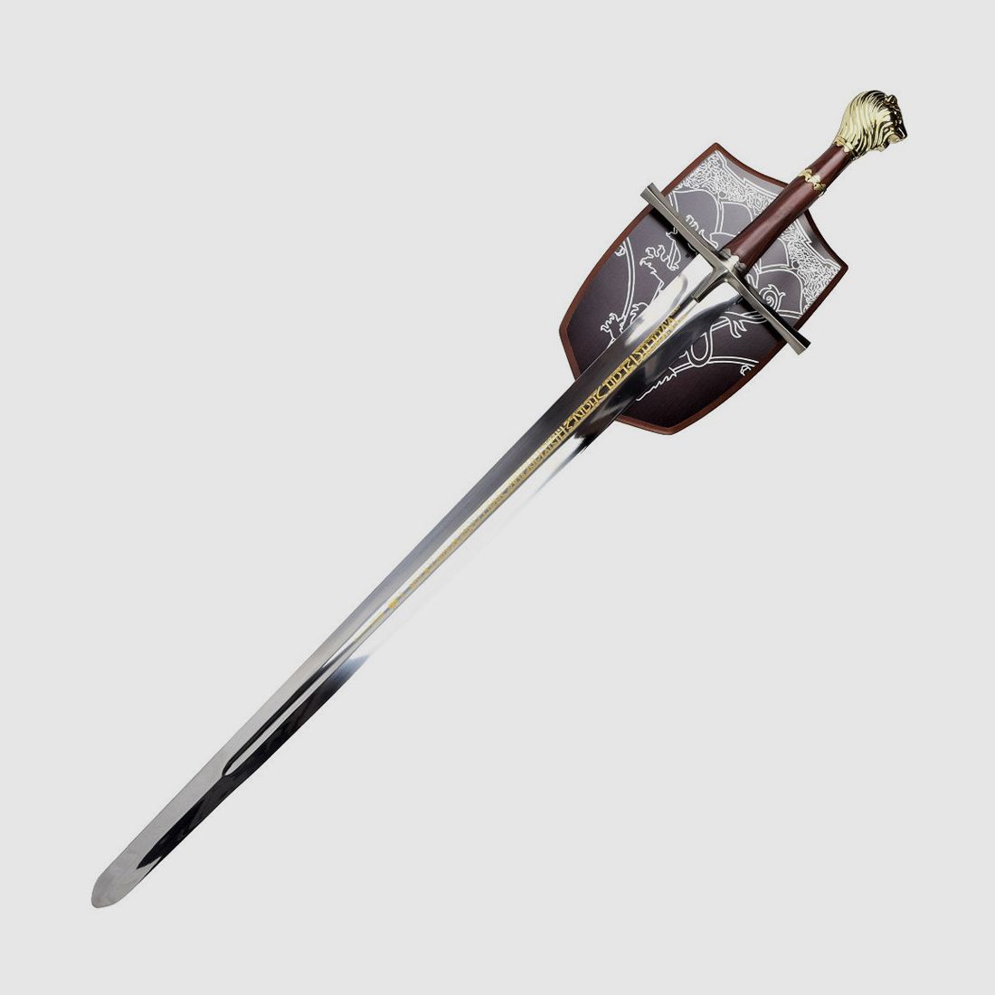 Espada de película de Crónicas de Narnia con soporte de pared