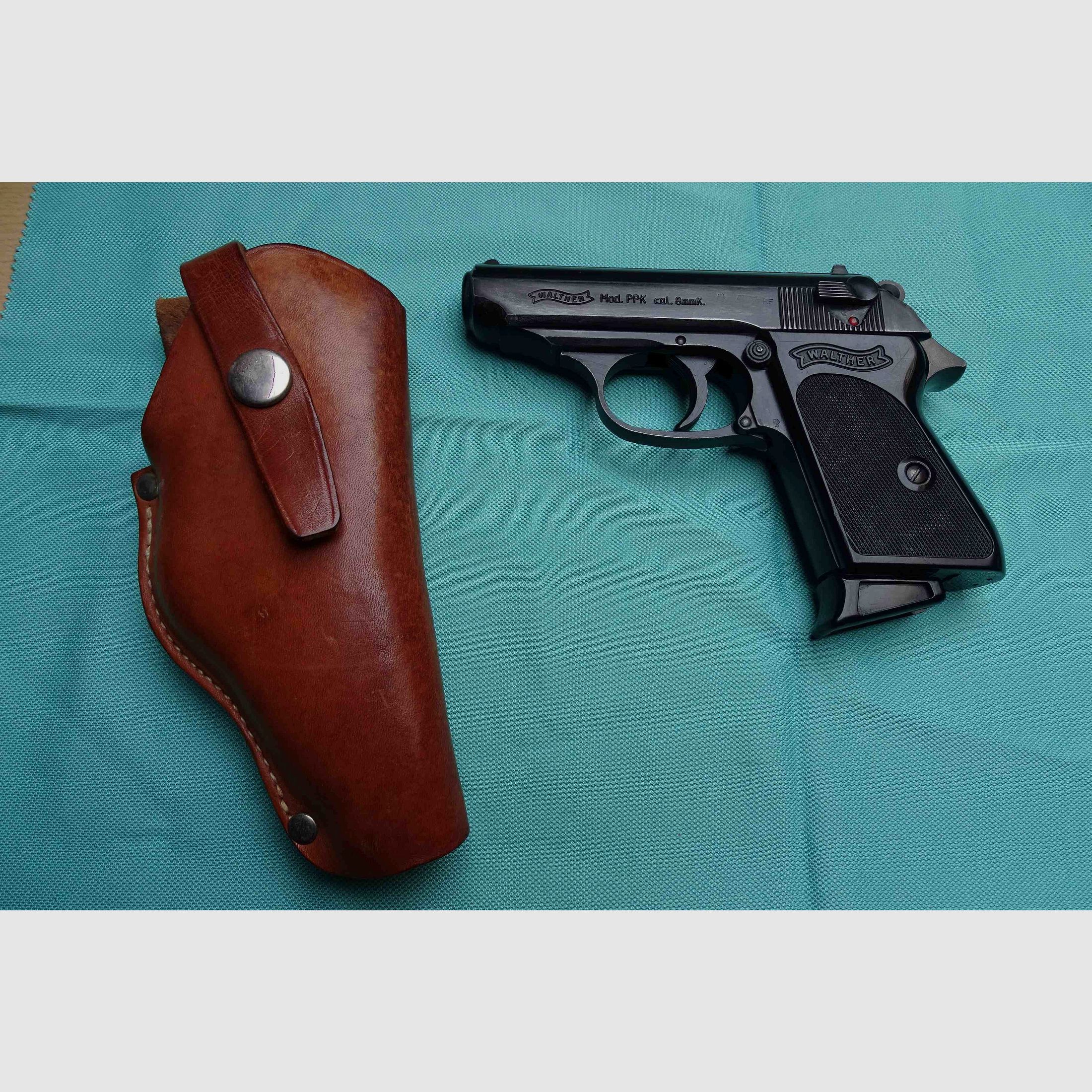 Walther PPK  8 mm Gas / Schreckschusspistole  PTB 502