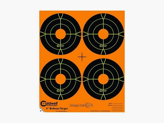 CALDWELL BLANCO BULLSEYE 4 PULGADAS