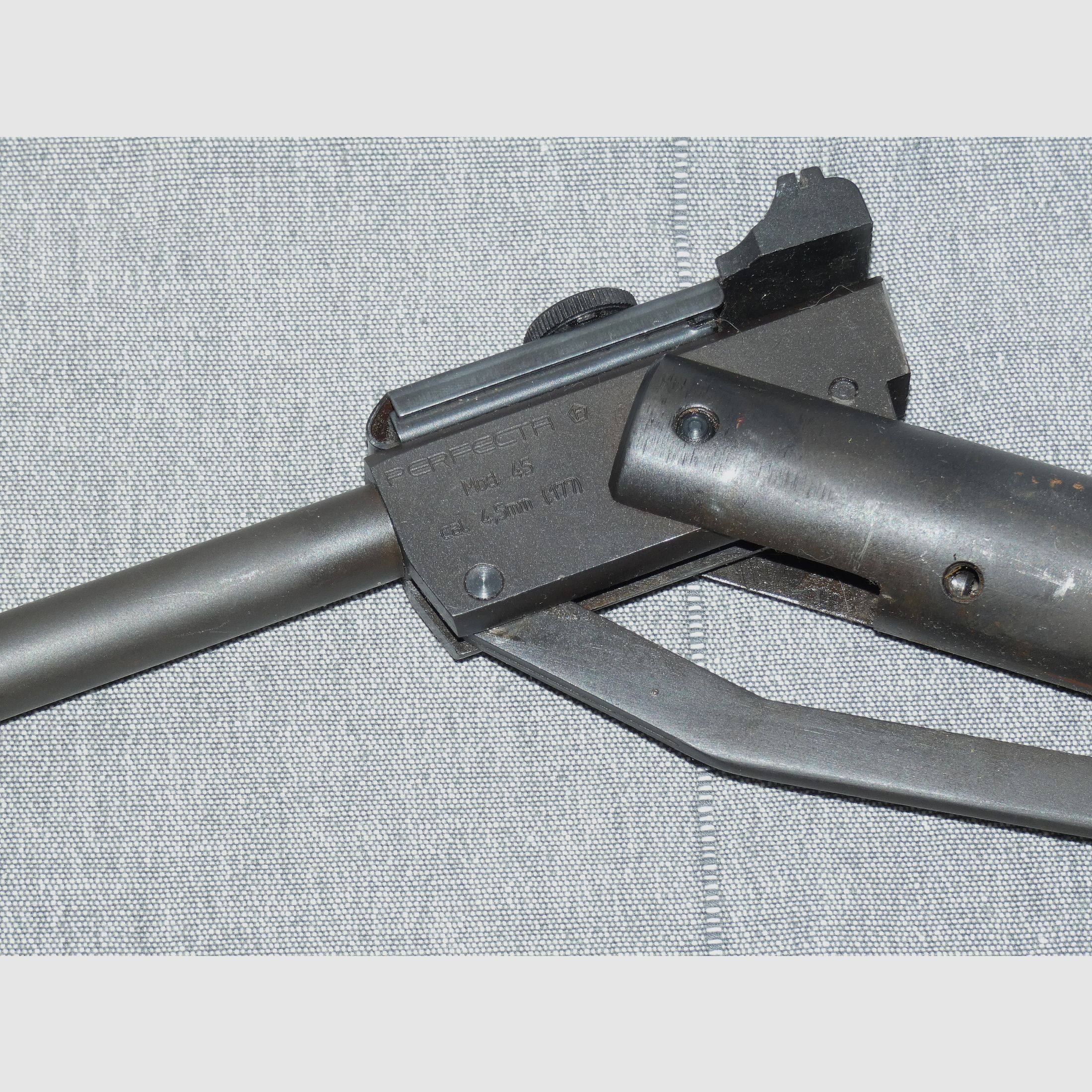 Conjunto de piezas de repuesto para rifle de cerrojo de resorte (Umarex Perfecta Mod. 45 Cal. 4,5mm Diabolo + resorte de tuning (nuevo)