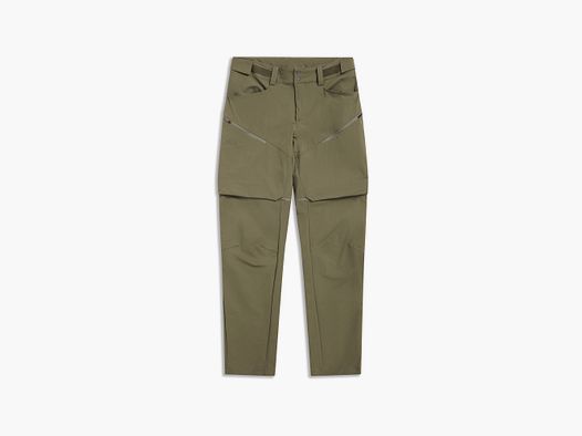 Bergans Convertible Zip-Off Softshell Pants Women Green Mud 38