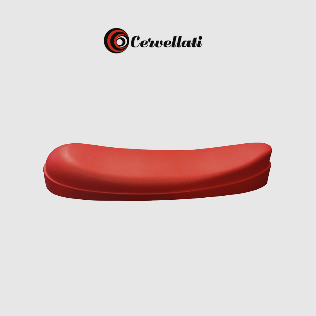 CERVELLATI Gebogen Rubber Schouderkolf 25 mm Rood, afbeelding 2 van 4