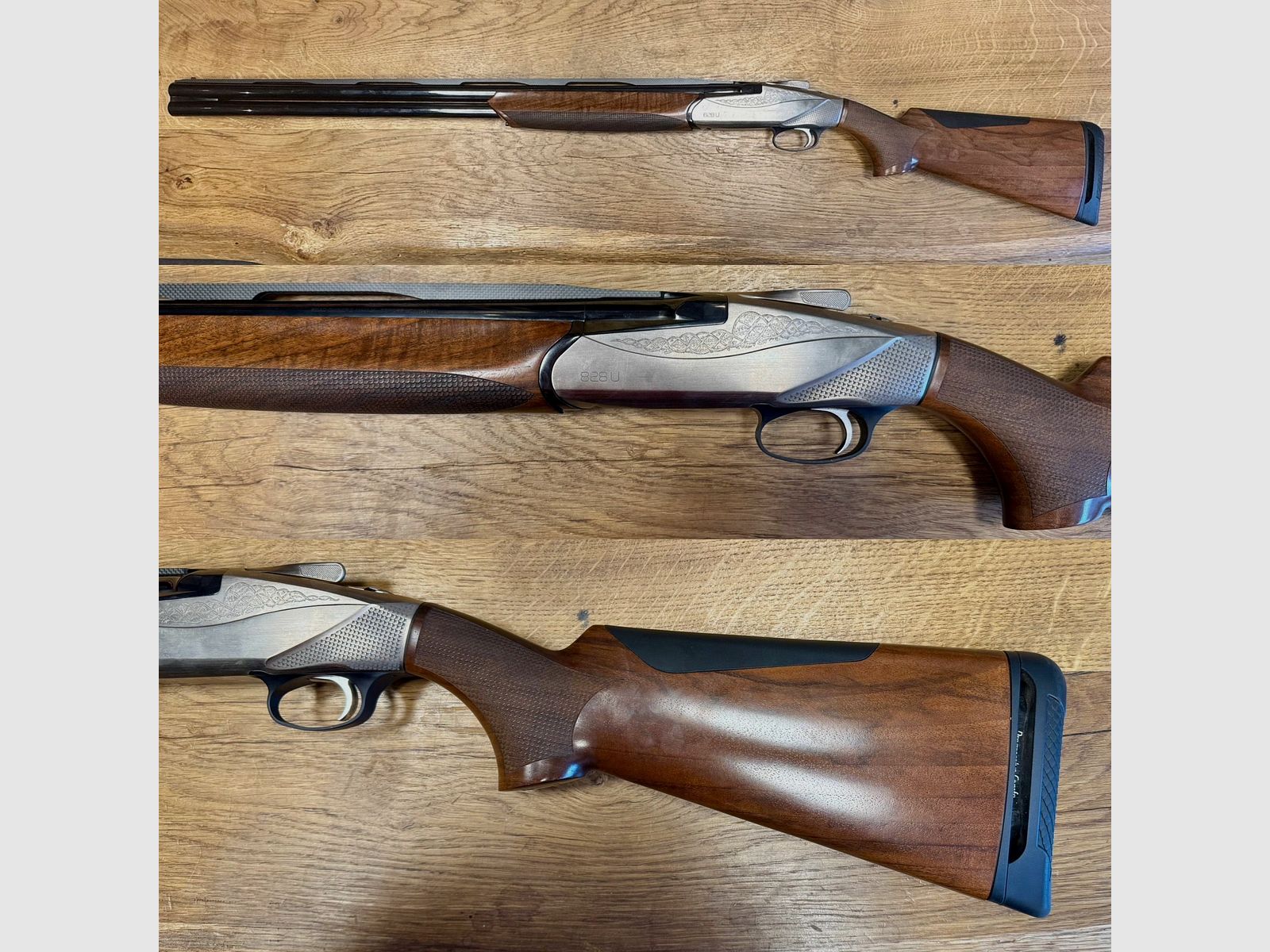 Benelli 828 U Silver