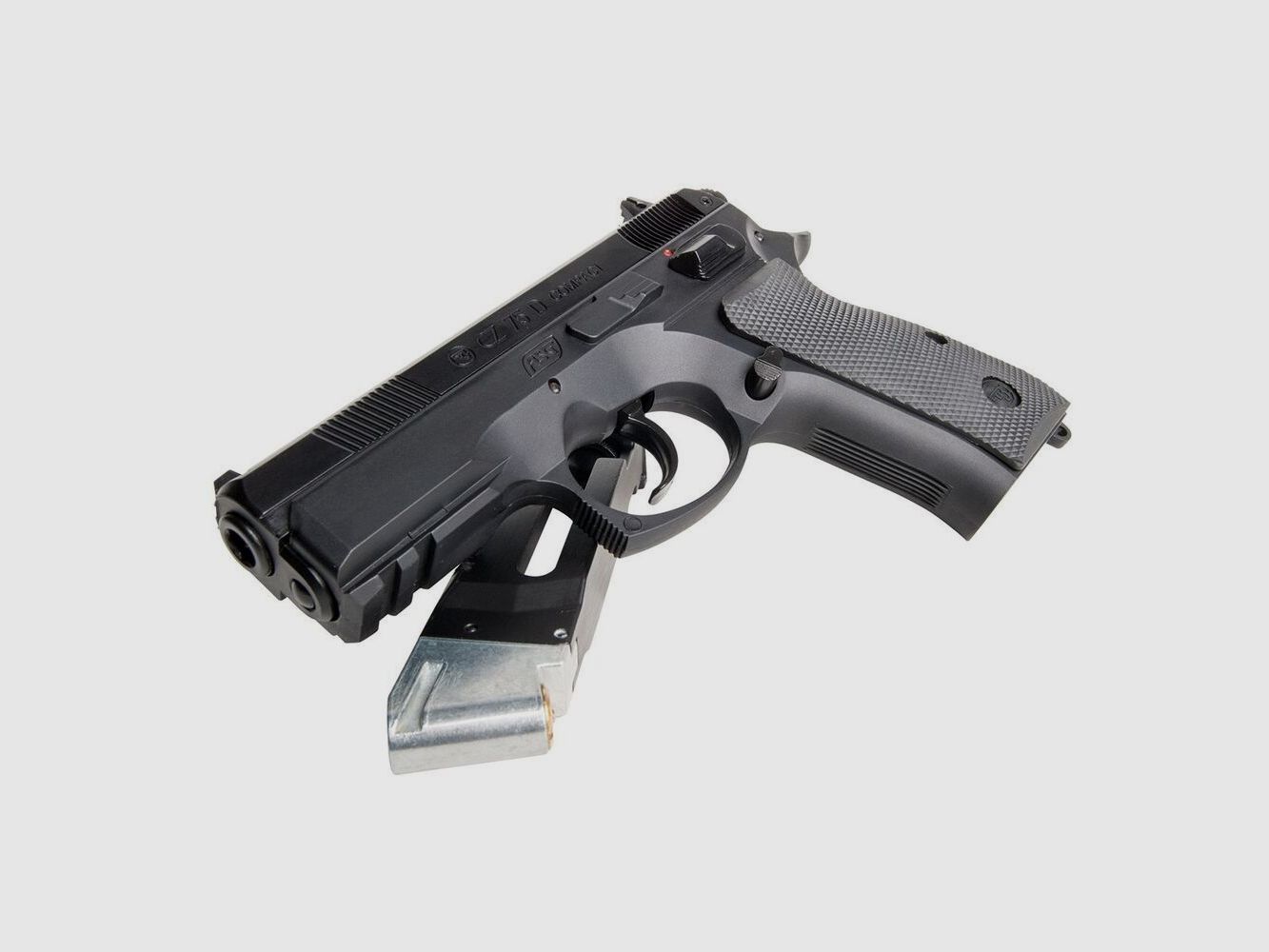 CZ 75D Compact Schwarz 4,5mm BB Druckluft Co2 Non BlowBack, Bild 8 von 8