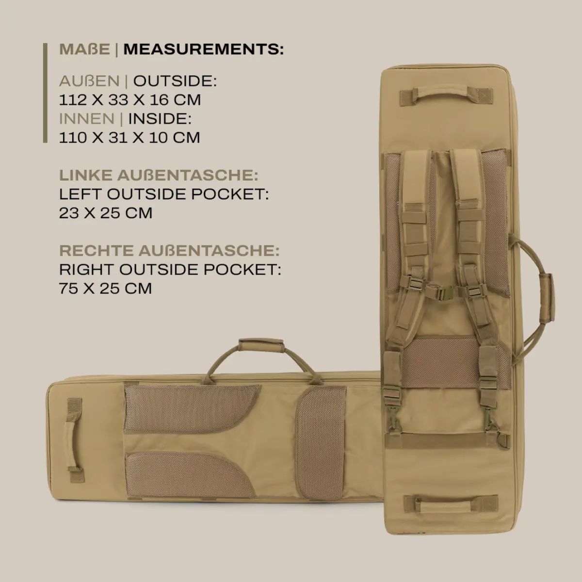 Winter Waffentasche Tactical Dune