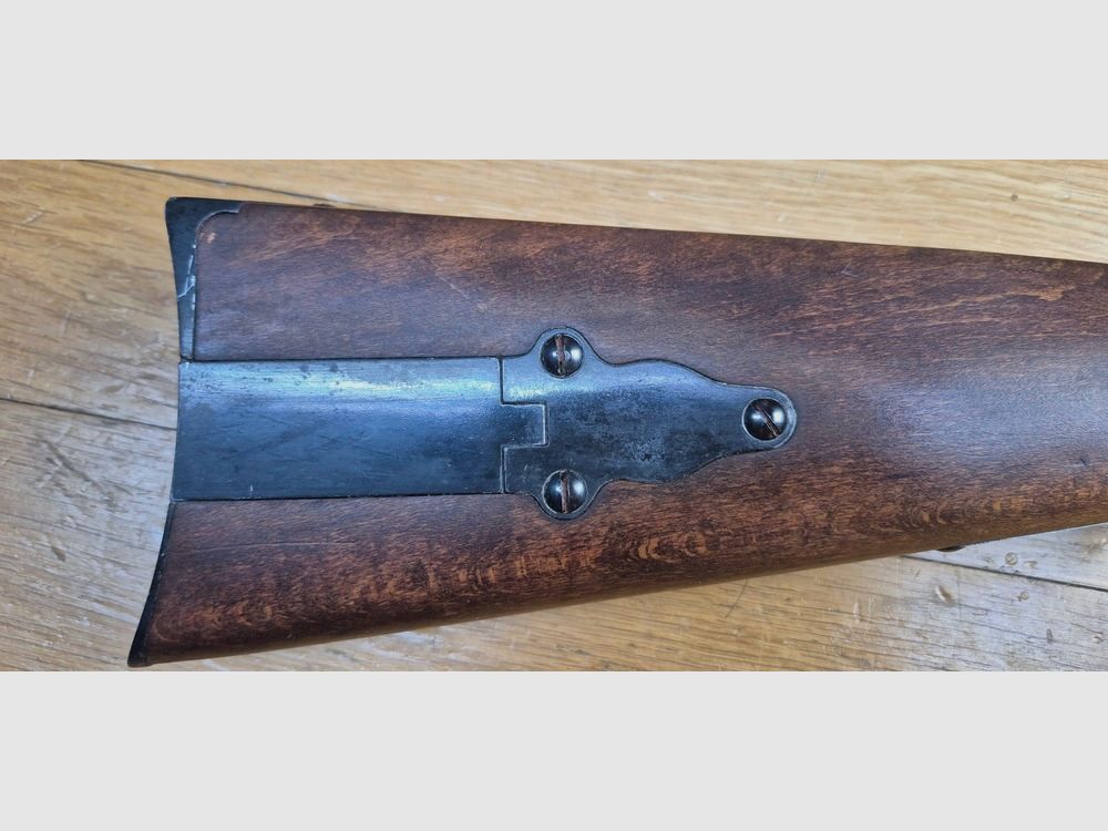 Zeer mooie Gallagher geweer – Zwartpoeder en metalen patronen – Kal. .54 – Cavaleriewapen van de Unie tijdens de Burgeroorlog en de Frans-Duitse Oorlog van 1870-1871 – Zeldzame Erma-fabricage met Lothar Walther loop voor Navy Arms – Zeer zeldzaam wapen uit 1978 in uitstekende staat – TBE ++, afbeelding 4 van 35