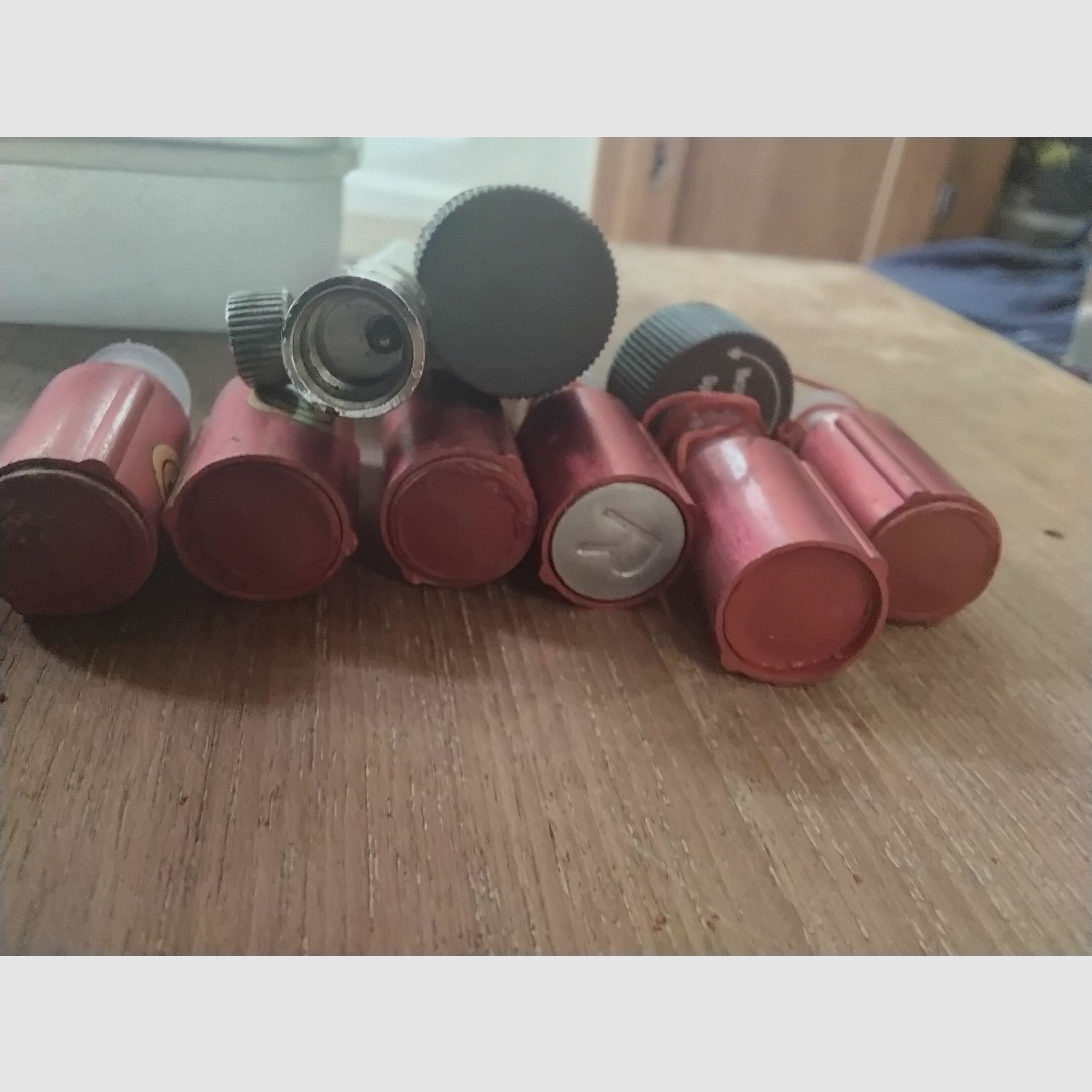 komet m 15 ptb 35/2b komet allemagne 15mm avec 7 coups rouge. Stylo de signal historique.