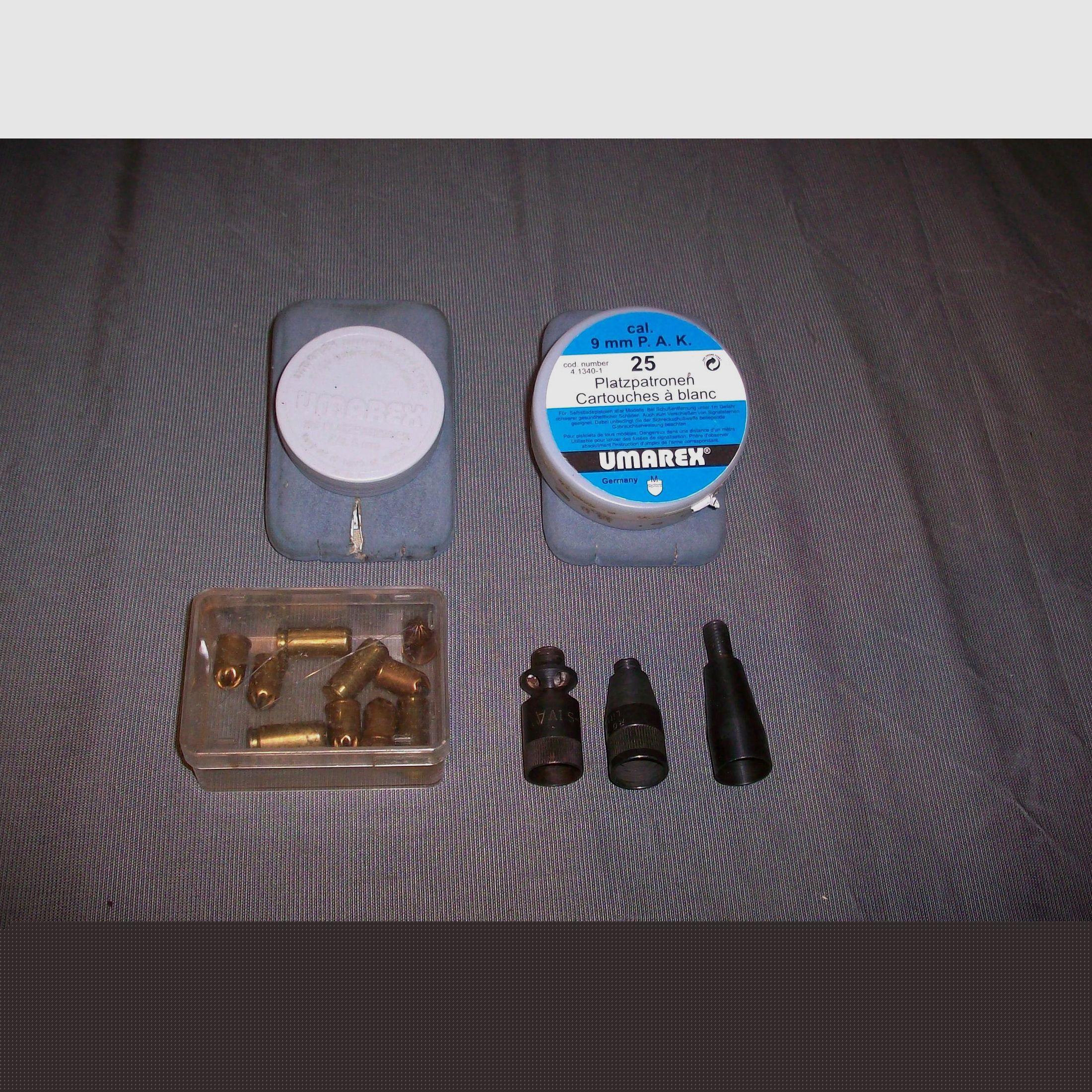 Pistolen Knall - Munitions de gaz lacrymogène Cal. 6/9 mm & accessoires !