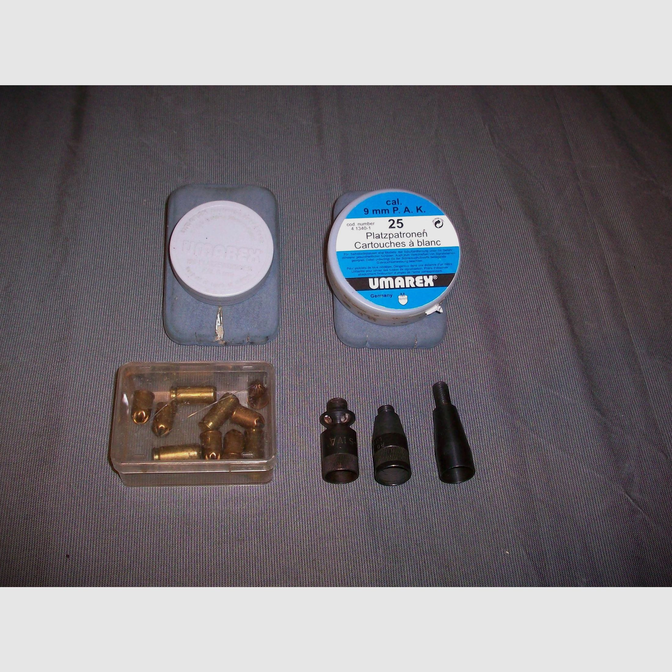 Pistolen Knall - Munitions de gaz lacrymogène Cal. 6/9 mm & accessoires !