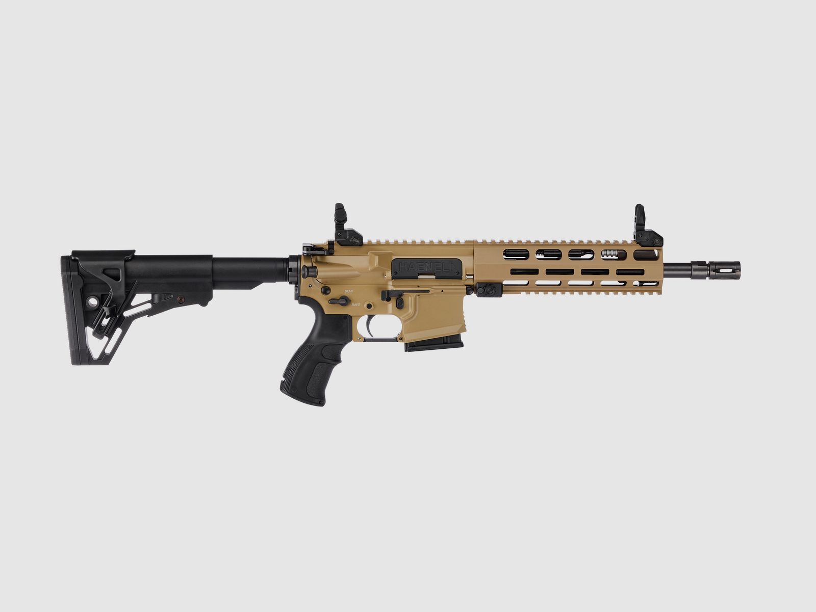 Haenel CR 223 M-LOK Handguard Barrel Length 254 mm | Match Trigger | Short Handguard | Sand Color | Not Sport Approved, Cal. .223 Rem., image 1 of 2