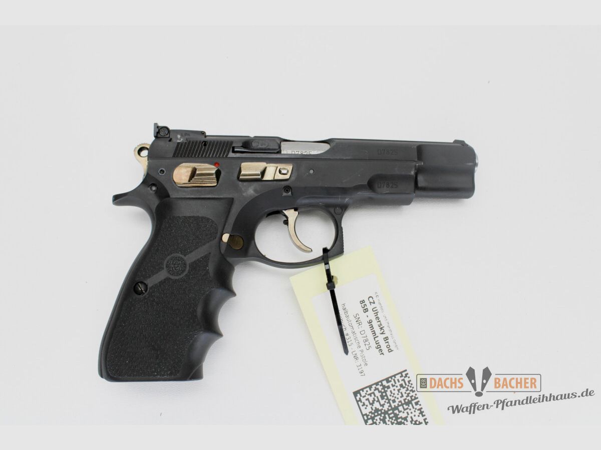 Pistole CZ 85B Kal 9 Para inkl 2 Magazinen und Wechselsystem Kadet .22lr mit 2 Magazinen, Bild 3 von 6