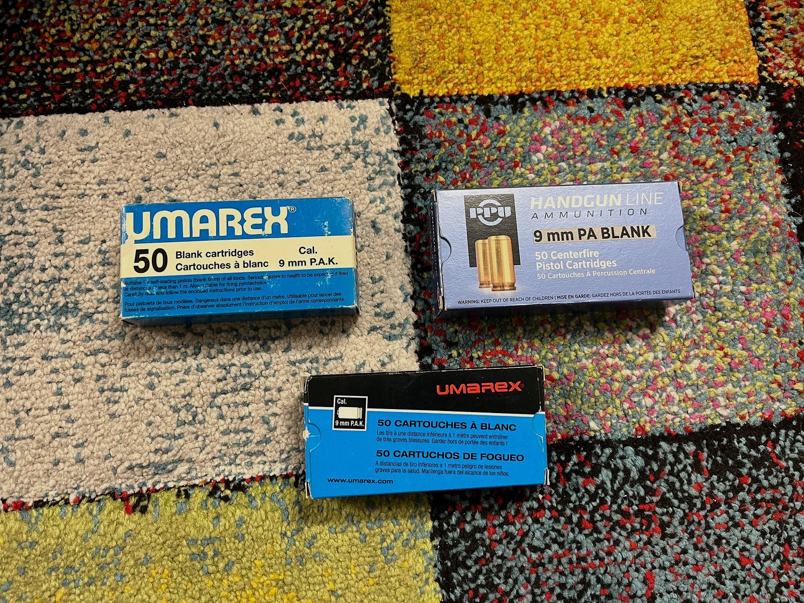 9mm Pak naboje ćwiczeniowe kolekcja 5