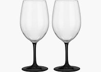 Calice da vino Thango Black & White, 2 pezzi