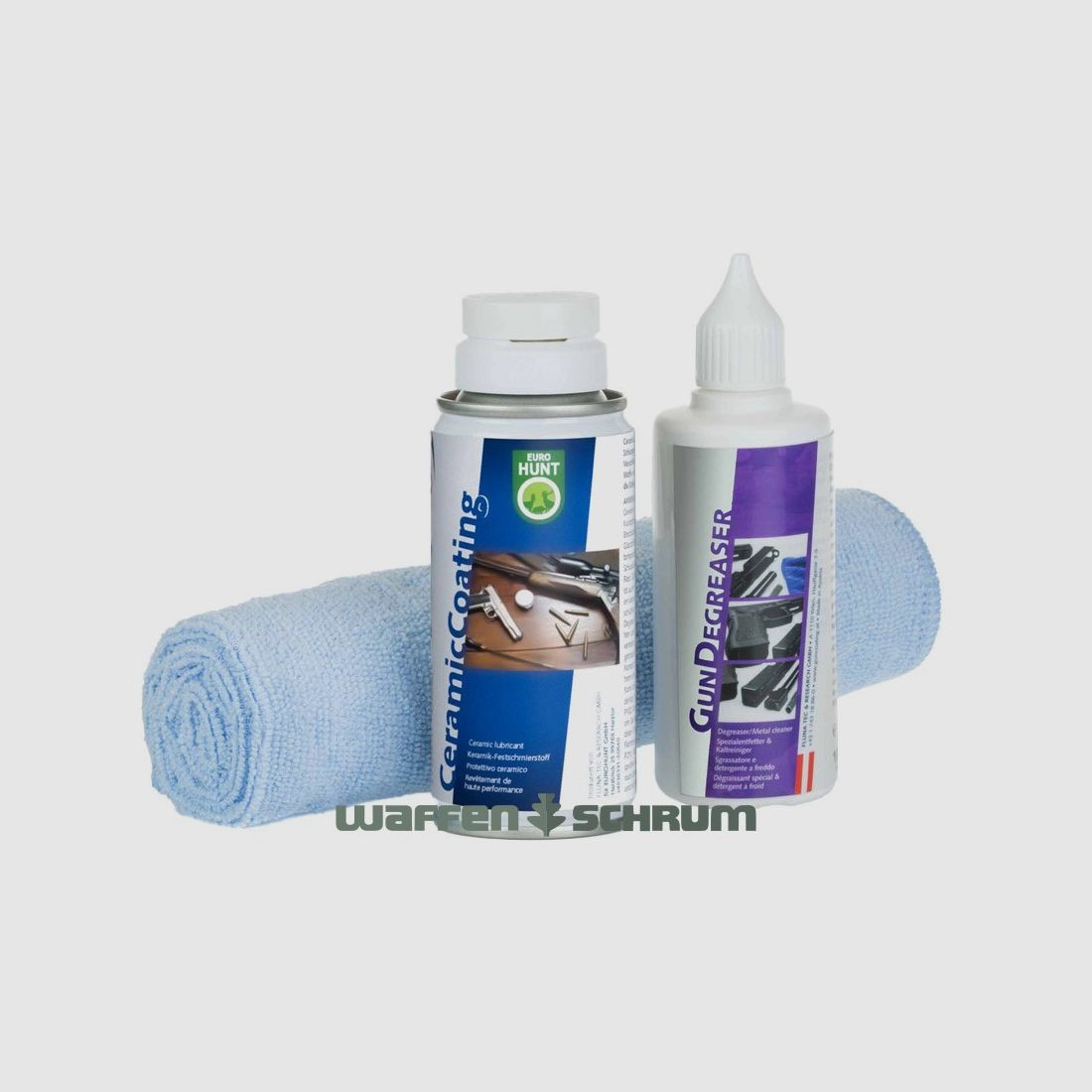 Eurohunt Waffenpflegeset Cearmic Coating 100ml / Spezialentfetter 100ml