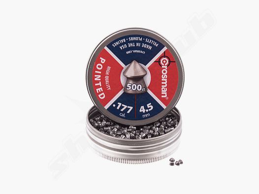 Crosman Diabolos Crosman Pointed 4,5mm / 0,49 g / 500 stuks