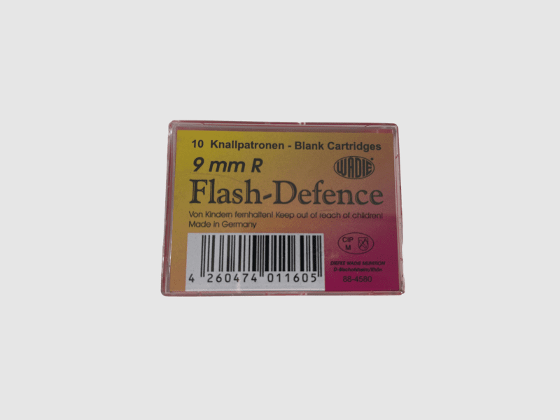 Wadie 9 mm R.K. Flash Defense Platzpatronen - 10 Stk.