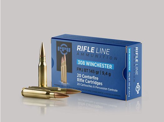 PRVI Partizan VM/FMJBT 9,4g/145grs - 20 stuks .308Win; .308 7,62x51mm