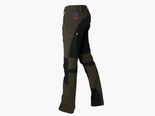 Pantalones de mujer Mod. Emma - Pantalones de 4 vías elásticos, bicolor