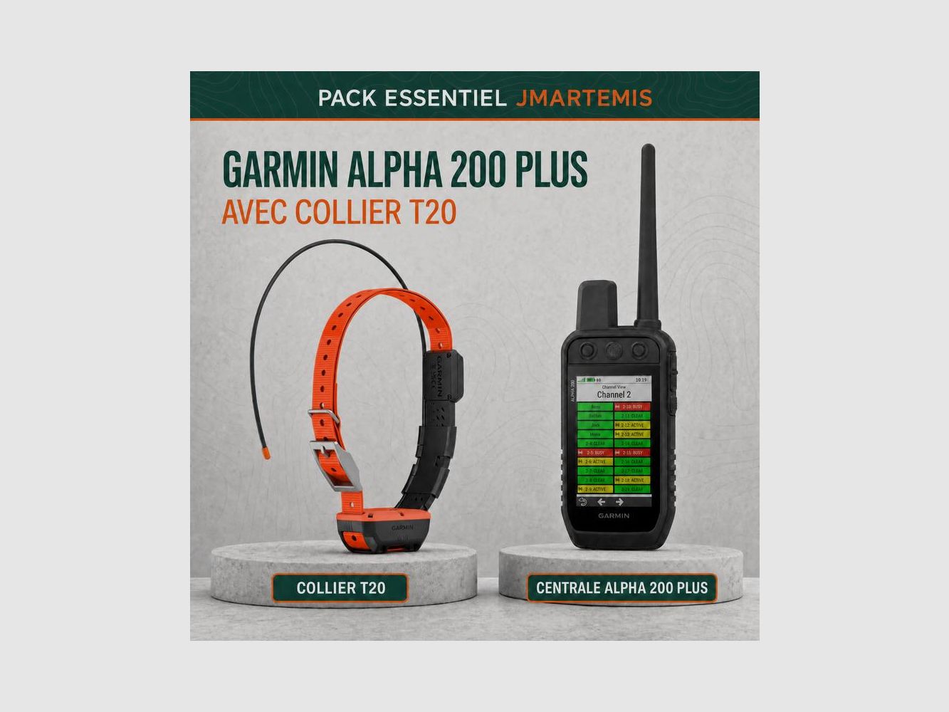 PACK ESENCIAL JMARTEMIS – GARMIN ALPHA 200 PLUS + T20, imagen 6 de 9