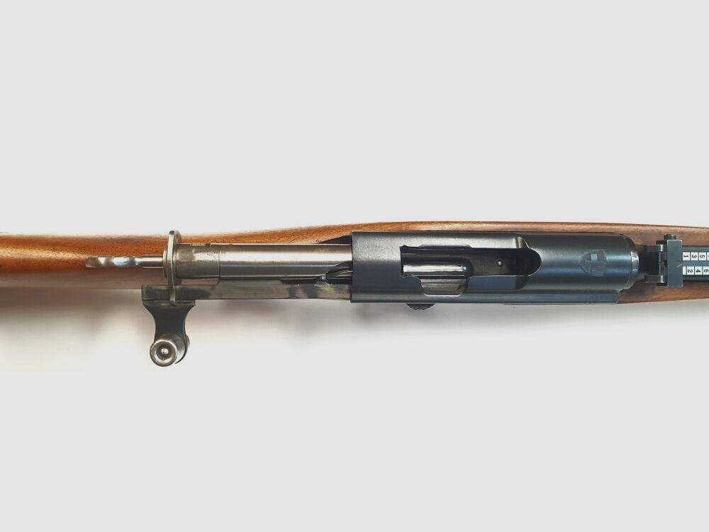 Waffenfabrik Bern Karabinek powtarzalny Szwajcarski Schmidt Rubin K31 Kaliber 7,5x55 Swiss z dopasowanymi numerami
