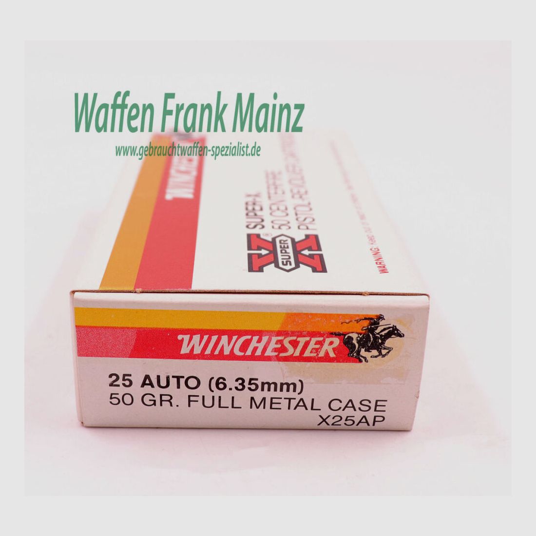Winchester - USA Super-X Full Metal Case X25AP 6,35mmBrowning/25ACP
