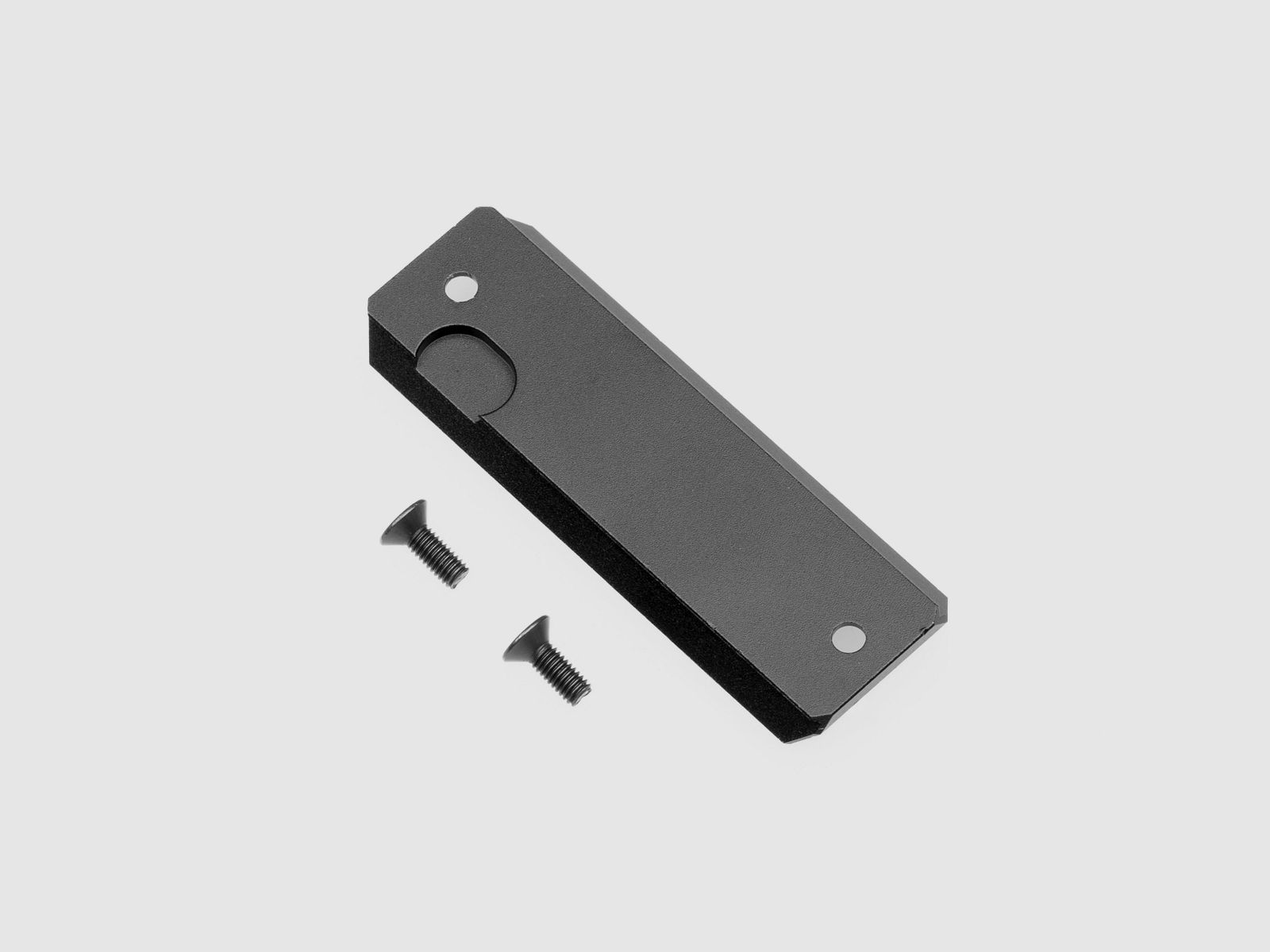 Picatinny Schiene - kurz Version | CNC ALU | schwarz eloxiert | Huben GK1 DE-Modell
