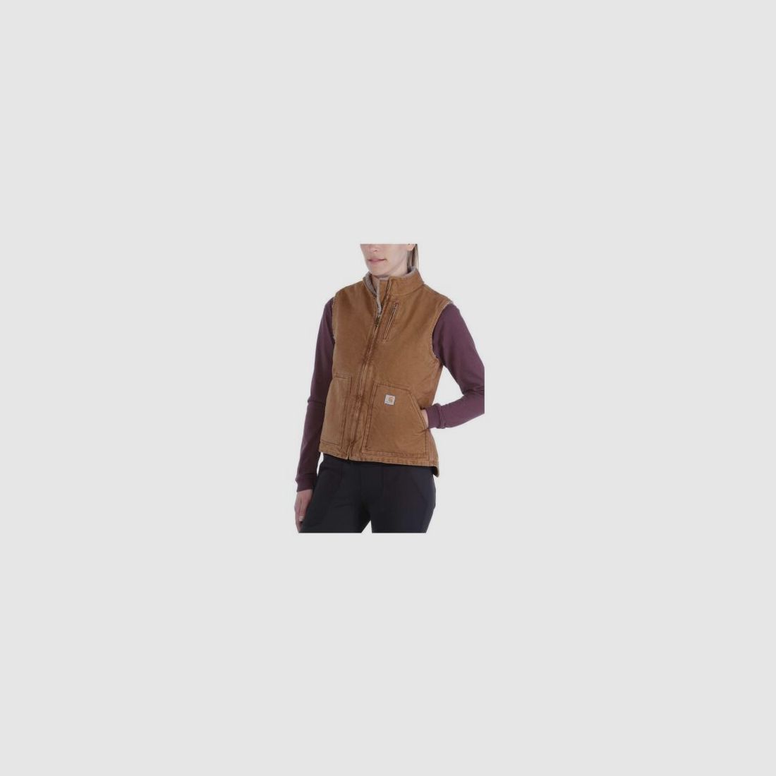 Carhartt Damen Weste Sandstone Mock Neck