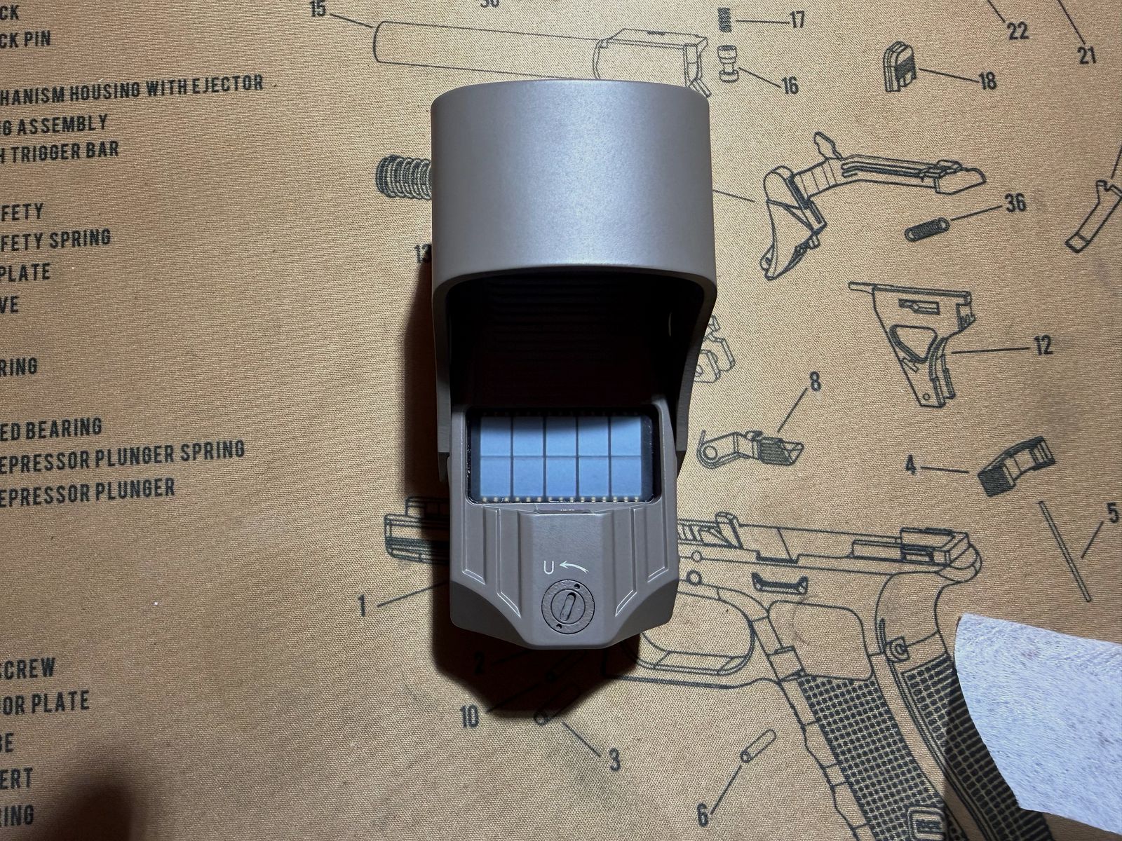  Holosun HS 510 C-GR-FDE  visor réflex