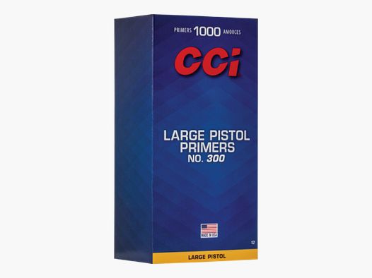 1000 CCI Large Pistol Primers no300