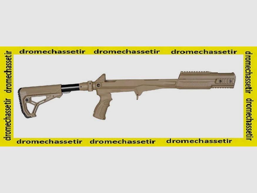Taktischer Schaft Fab Defense für SKS, klappbar mit Picatinny-Handschutz, FDE