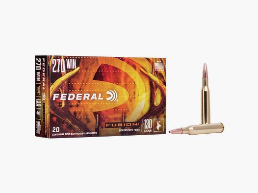 FEDERAL 270 WIN 130 GRS / 8,4 G FUSION 20 STK