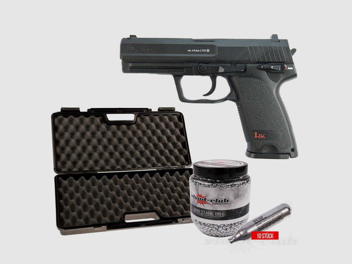Heckler & Koch	 H&K USP CO2-Pistole Kal. 4,5