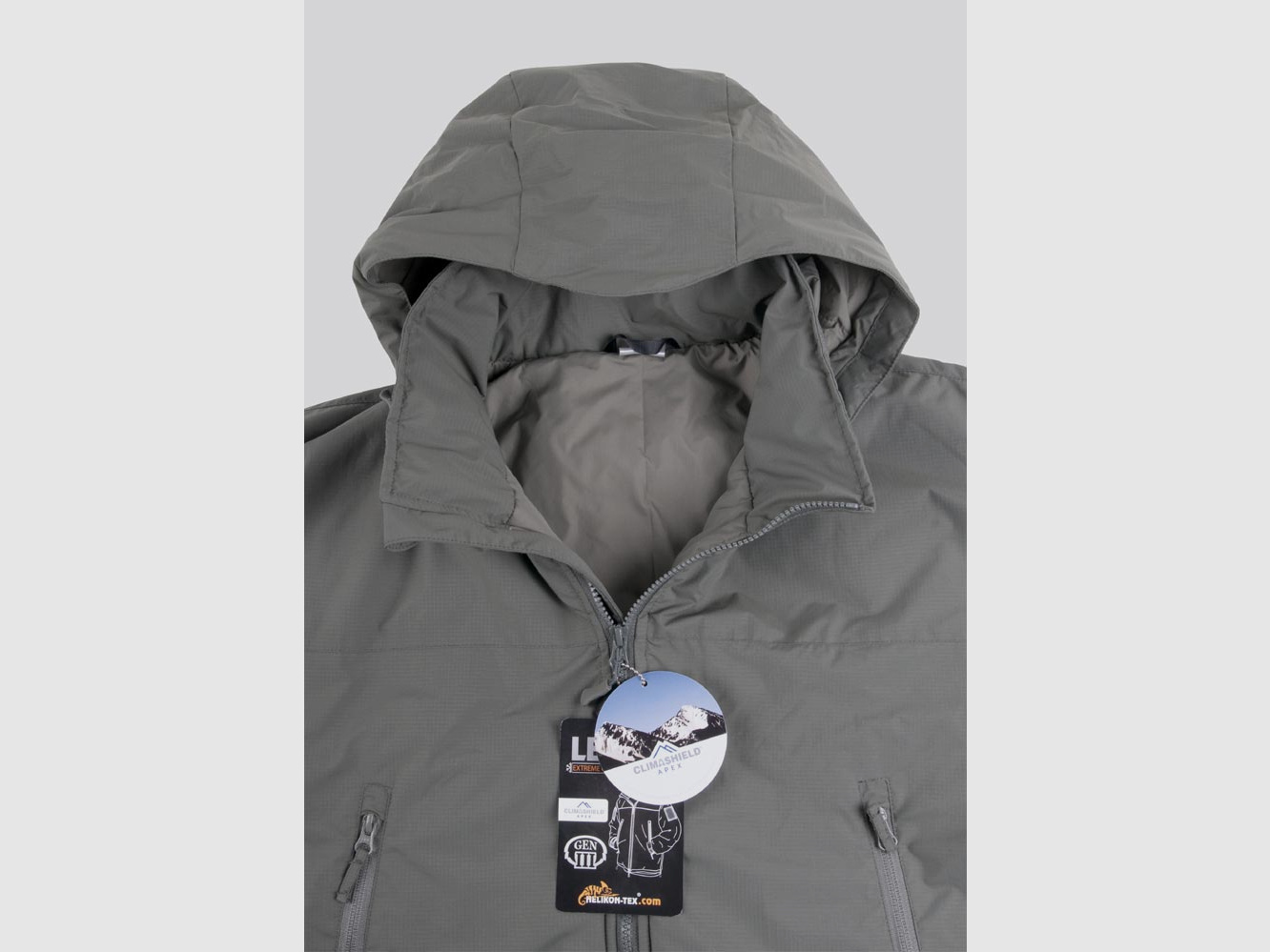 HELIKON -TEX CLIMASHIELD APEX LEVEL 7 JACKE SHADOW-GREY