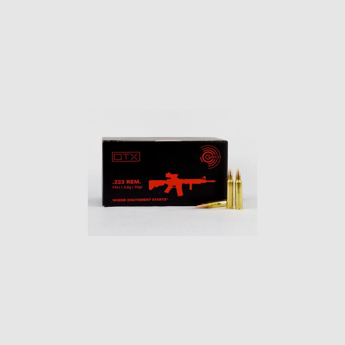 GECO .223 REM VM DTX 55 grs