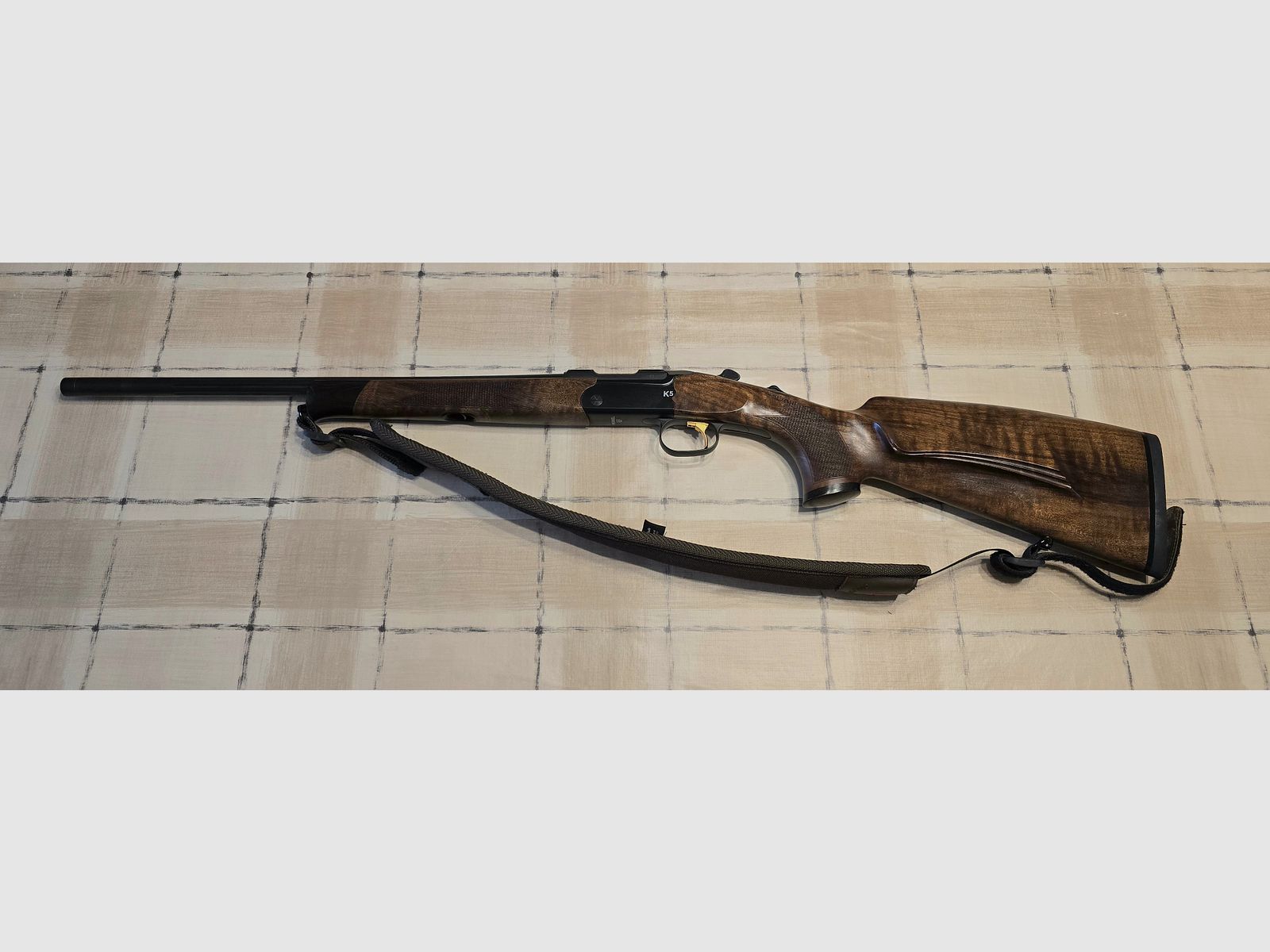 Merkel K5 Extrem with ZEISS V8 1.8-14x50 riflescope with rail and VANWARD Hunter PRO, overbarrel titanium suppressor for caliber .30