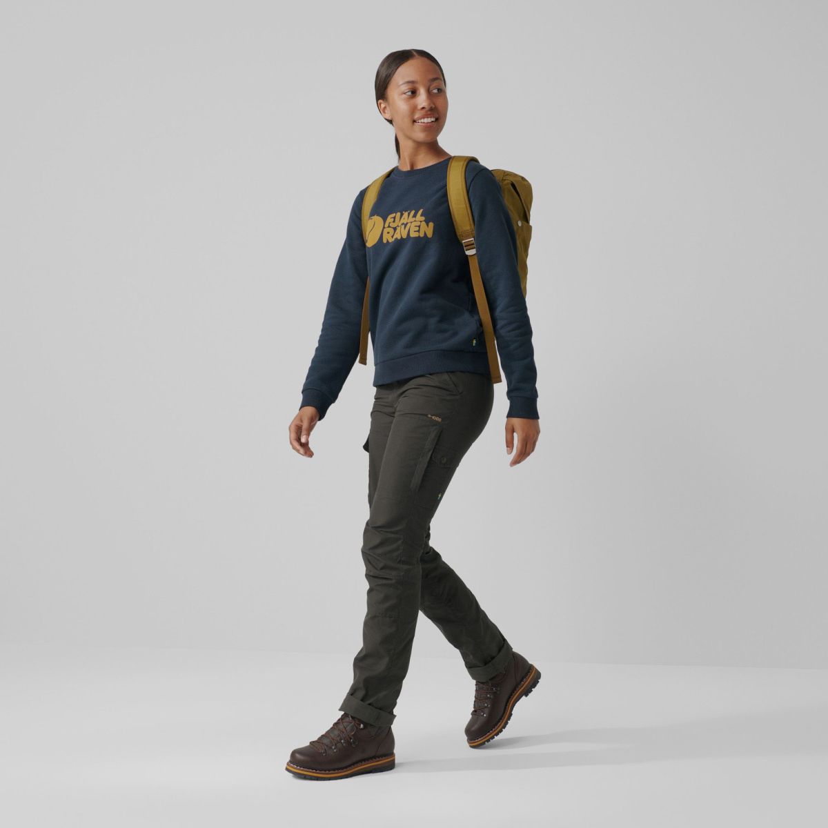 FJÄLLRÄVEN Karla Pro Trousers W Dark Olive