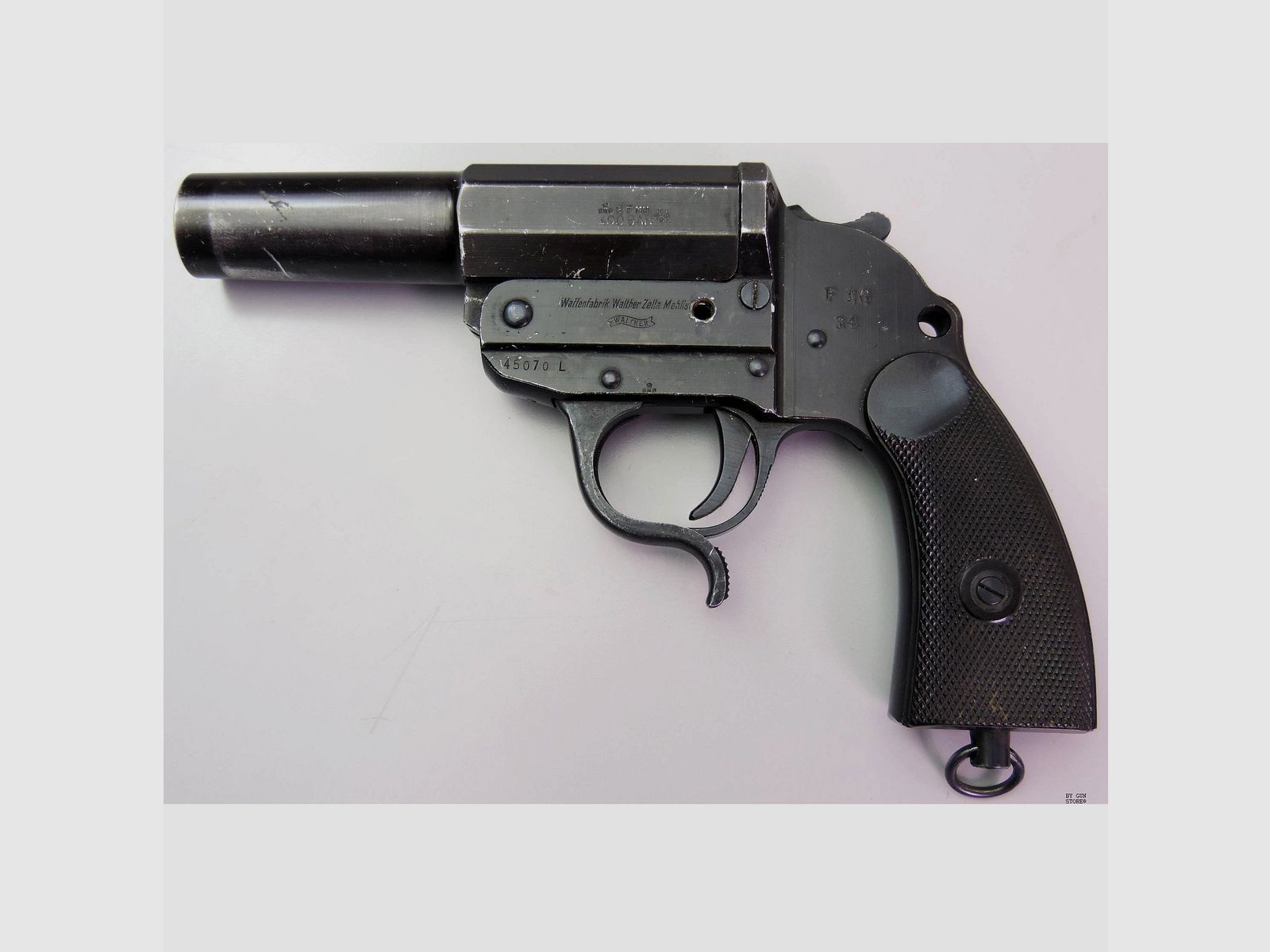 Pistola Kampfpistole Walther Zella Mehlis matr. 45070L, immagine 1 di 5