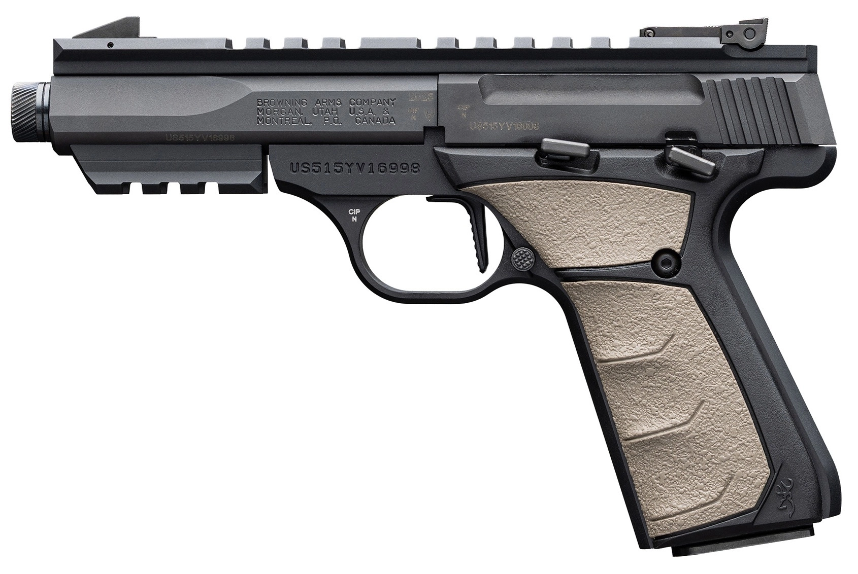 BROWNING Pistola Buck Mark MICRO CONTOUR Tactical UFX FDE calibro 22 Lr, immagine 4 di 4